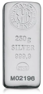 Lingote de Plata de 250 g Nadir