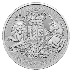 Moneda Escudo de Armas Real de Plata de 1 oz 2019