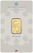 Lingote de Oro de 5 g Britannia