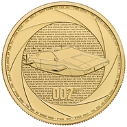 Moneda de Oro de 1 onza (6 décadas de 007, Bond desde los años 70) del 2024