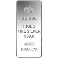 Lingote de Plata de 1 kg PAMP