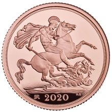 Moneda Soberano de Oro Proof 2020 en Caja Original