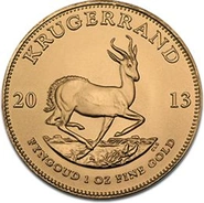 Moneda Krugerrand de 1 oz de Oro 2013