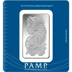 Lingote de Plata de 100 g PAMP