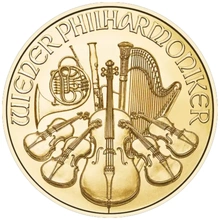 Moneda Filarmónica Viena de Oro de 1/25 oz 2026