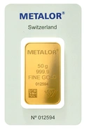 Lingotes de Oro de 50 g