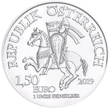 Moneda Wiener Neustadt de Plata de 1 oz 2019