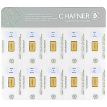 10 lingotes de Oro de 1 g C. Hafner SmartPack