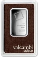 Lingote de Paladio de 1 oz Valcambi