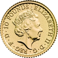 Moneda Britannia de Oro de 1/10 oz 2017