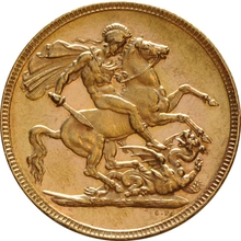 Moneda Soberano de Oro Victoria Jubileo