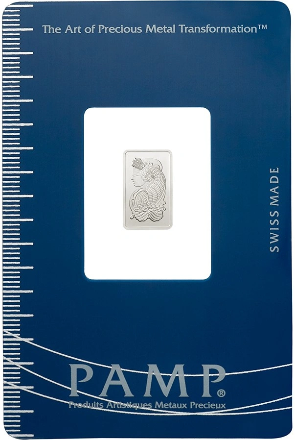 Lingote de Platino de 1 g PAMP