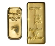 Lingote de Oro de 1 kg Nuevo (de Nuestra Elección)