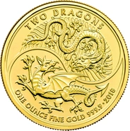 Dos Dragones de Oro