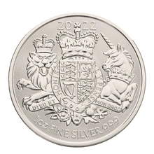 Moneda Escudo de Armas Real de Plata de 1 oz 2022