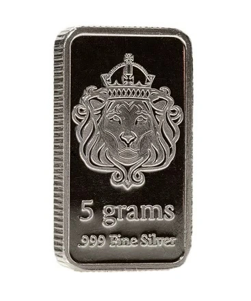 Lingote de Plata de 5 g Scottsdale