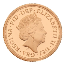 Moneda Soberano Piedfort Proof 2018 en Caja Original