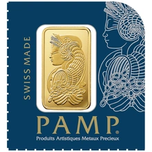 25 x 1g Lingote de oro PAMP Lady Fortuna Multigramo Acuñado