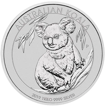 Moneda Koala Australiano de Plata de 1 kg 2019