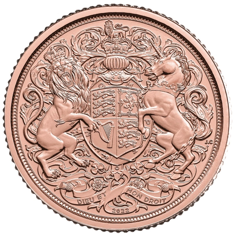 Moneda Cuarto Soberano de Oro Edición Conmemorativa 2022