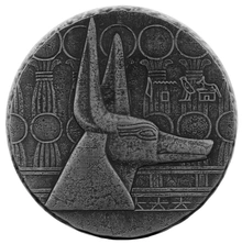 Moneda de 5 oz de Plata - Anubis 2021