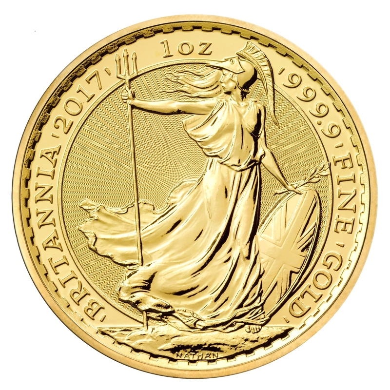 Moneda Britannia de Oro de 1 oz 2017