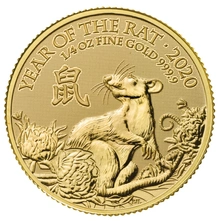 Royal Mint 1/4 oz de Oro - 2020 Año de la Rata