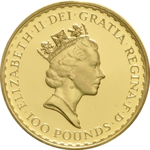Juego de 4 Britannias Proof 1992 (en Caja Original)