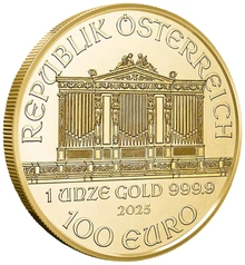 Moneda Filarmónica Viena de Oro de 1 oz 2026