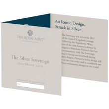 Moneda Soberano de Plata 2026 Proof