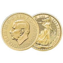 Moneda Britannia de Oro de 1 oz 2023 Carlos III