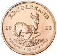 Moneda Krugerrand de 1 oz de Oro 2025