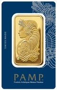 Lingote de Oro de 5 Tolas PAMP