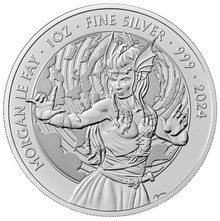 Moneda Mitos y Leyendas Morgana de Plata de 1 oz 2024