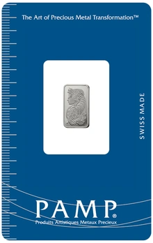 Lingote de Platino de 1 g PAMP