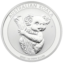 Moneda Koala Australiano de Plata de 1 oz 2020
