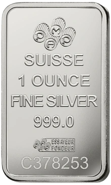Lingote de Plata de 1 oz PAMP