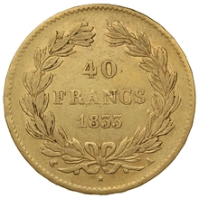 Moneda 40 Francos Franceses