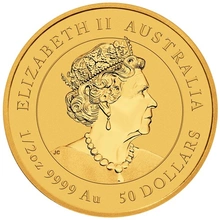Moneda Oro 1/2 oz Perth Mint 2023 Año del Conejo