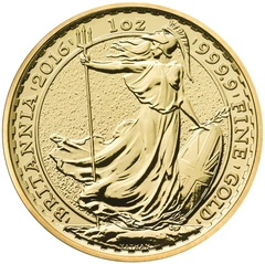 Moneda Britannia de Oro de 1 oz 2016