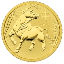 Perth Mint 1/4 oz de Oro - 2021 Año del Buey
