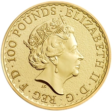 Moneda Britannia de Oro de 1 oz 2016