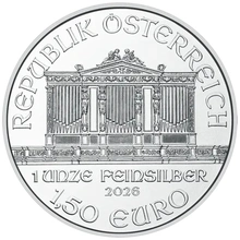 Moneda Filarmónica Viena de Plata 2026