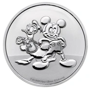 Monedas de Plata Disney