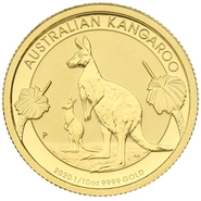 Moneda Canguro Australiano de Oro de 1/10 oz 2020