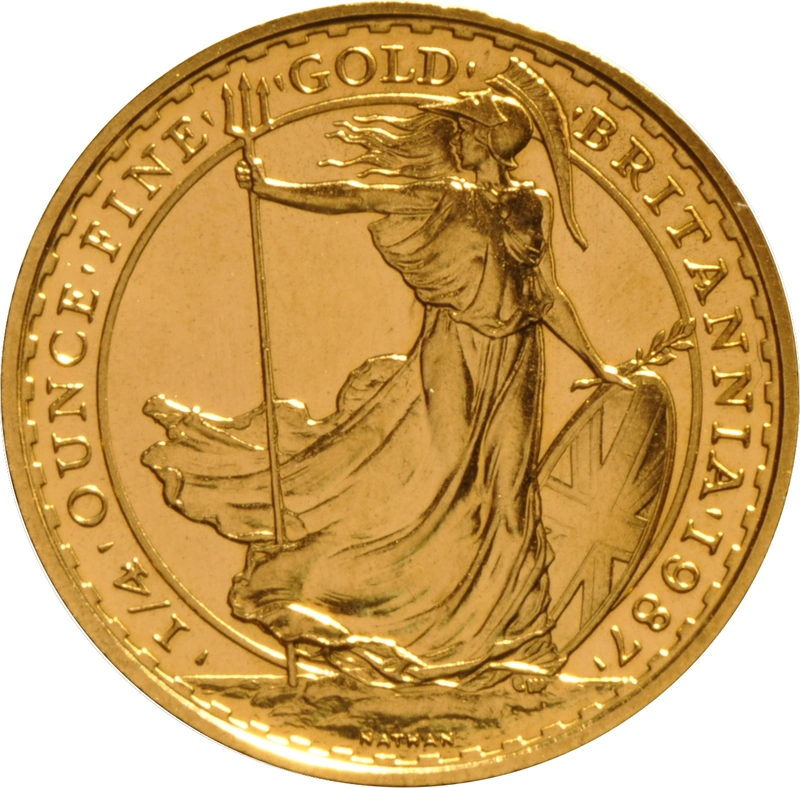 1987 1/4oz Gold Britannia Coin