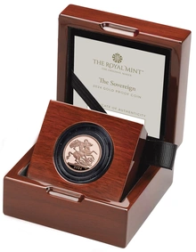Moneda Soberano de Oro 2024 Proof en Caja Original