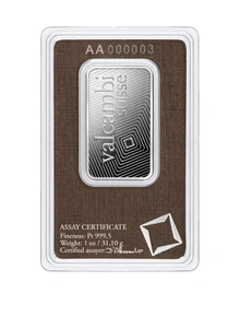 Lingote de Platino de 1 oz Valcambi