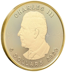 Maple Leaf Canadiense de 1/10 oz de Oro 2026