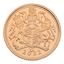 Moneda Medio Soberano de Oro 2022